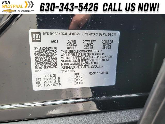 2026 Chevrolet Equinox Vehicle Photo in AURORA, IL 60503-9326