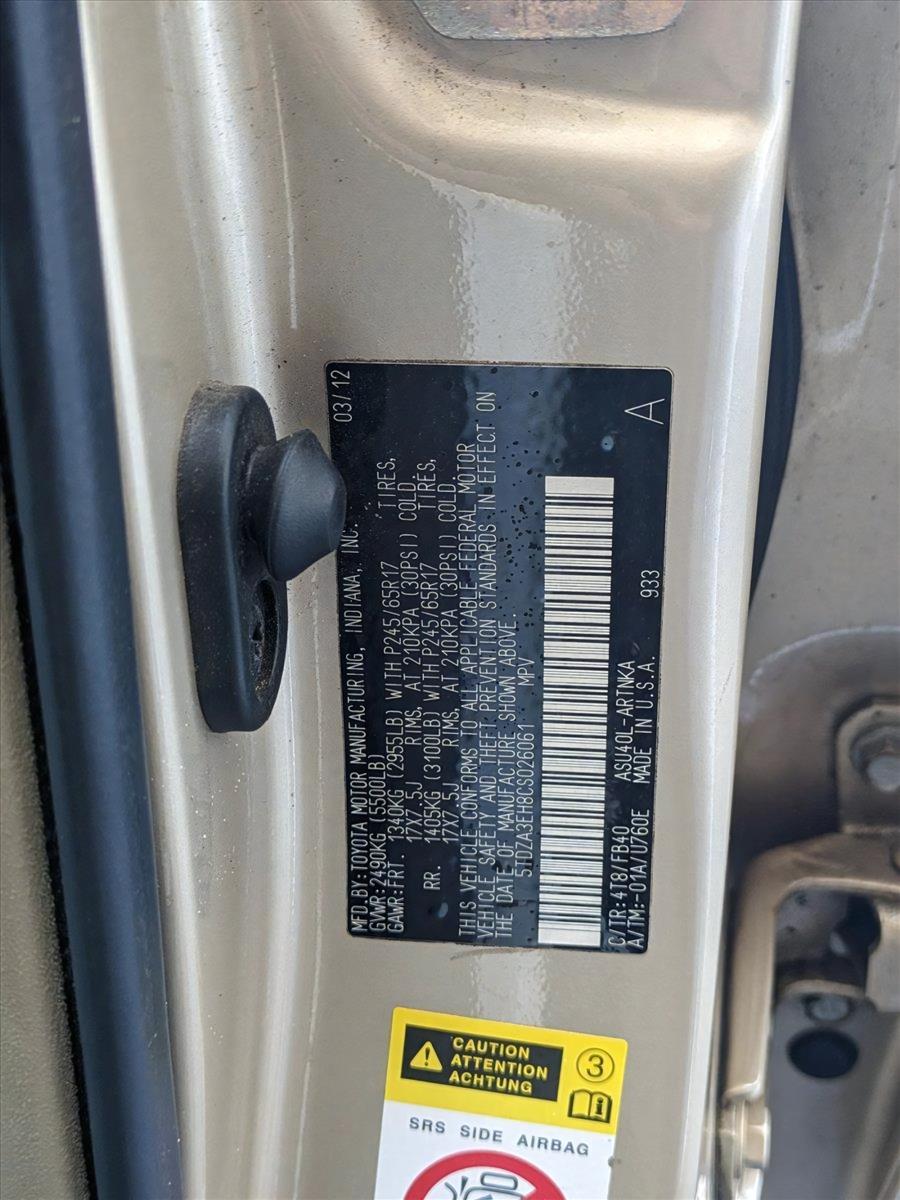 2012 Toyota Highlander Vehicle Photo in Bradenton, FL 34207