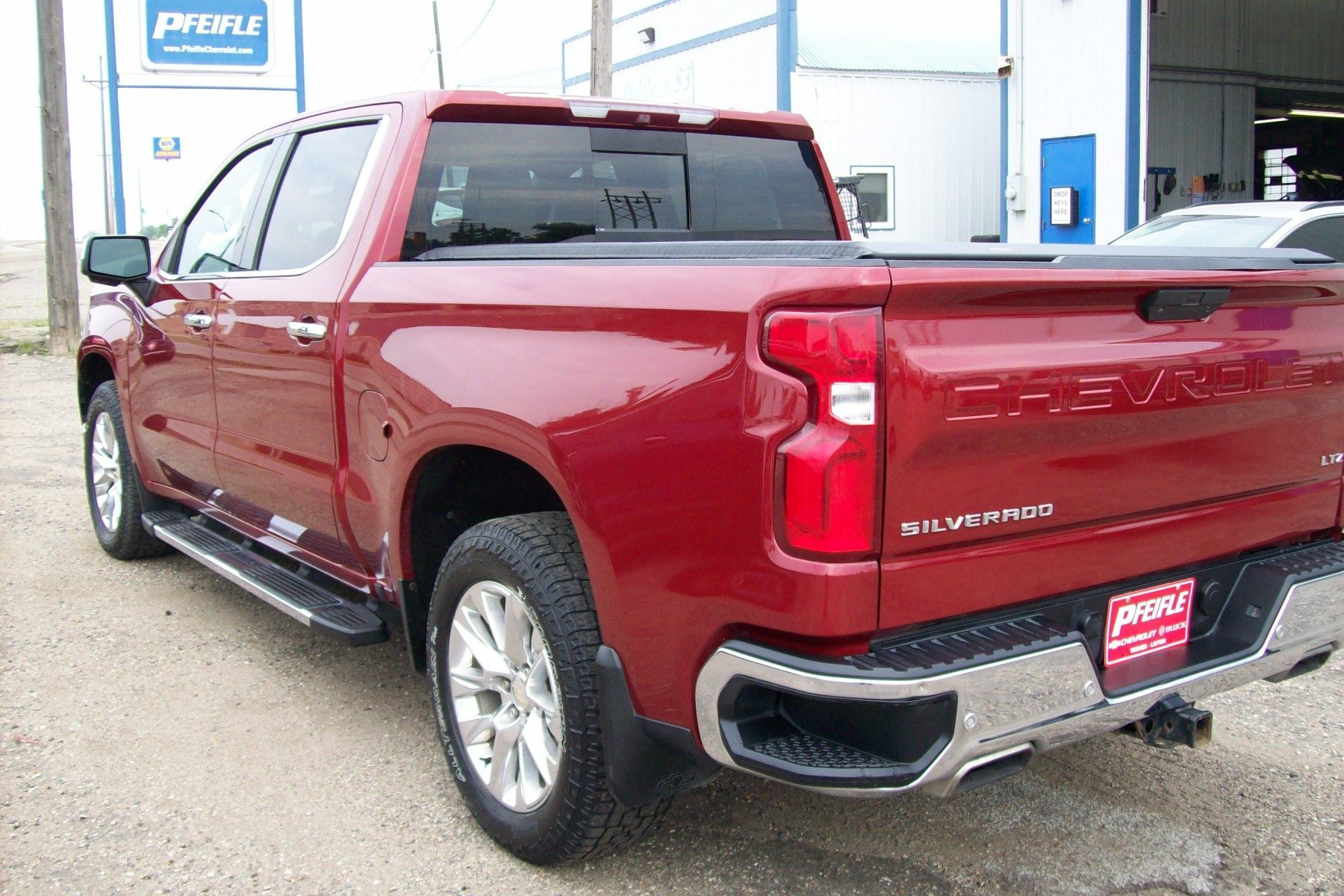 Used 2019 Chevrolet Silverado 1500 LTZ with VIN 1GCUYGEL8KZ114591 for sale in Wishek, ND