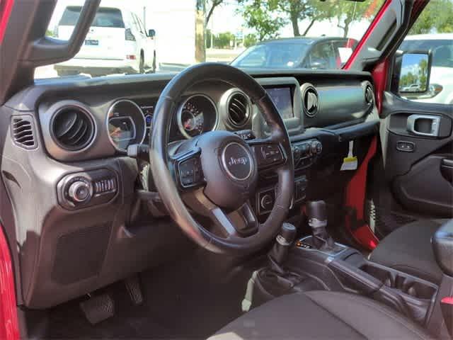 Used 2020 Jeep Wrangler Unlimited Sport S with VIN 1C4HJXDN0LW215149 for sale in Houston, TX