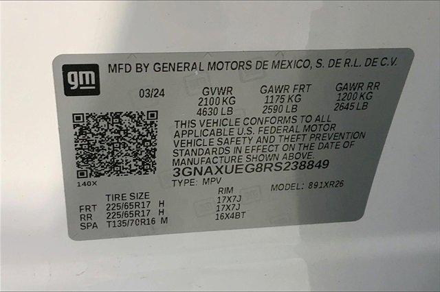 2024 Chevrolet Equinox Vehicle Photo in INDEPENDENCE, MO 64055-1314