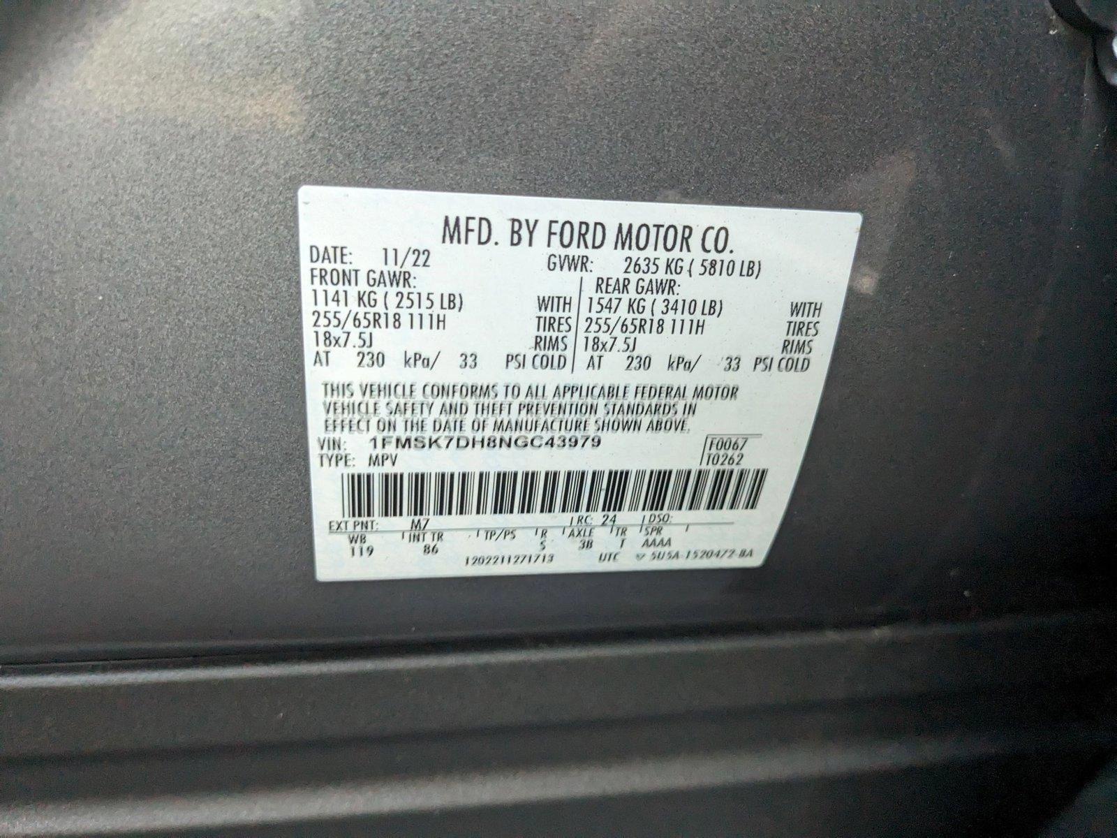 2022 Ford Explorer Vehicle Photo in Sanford, FL 32771