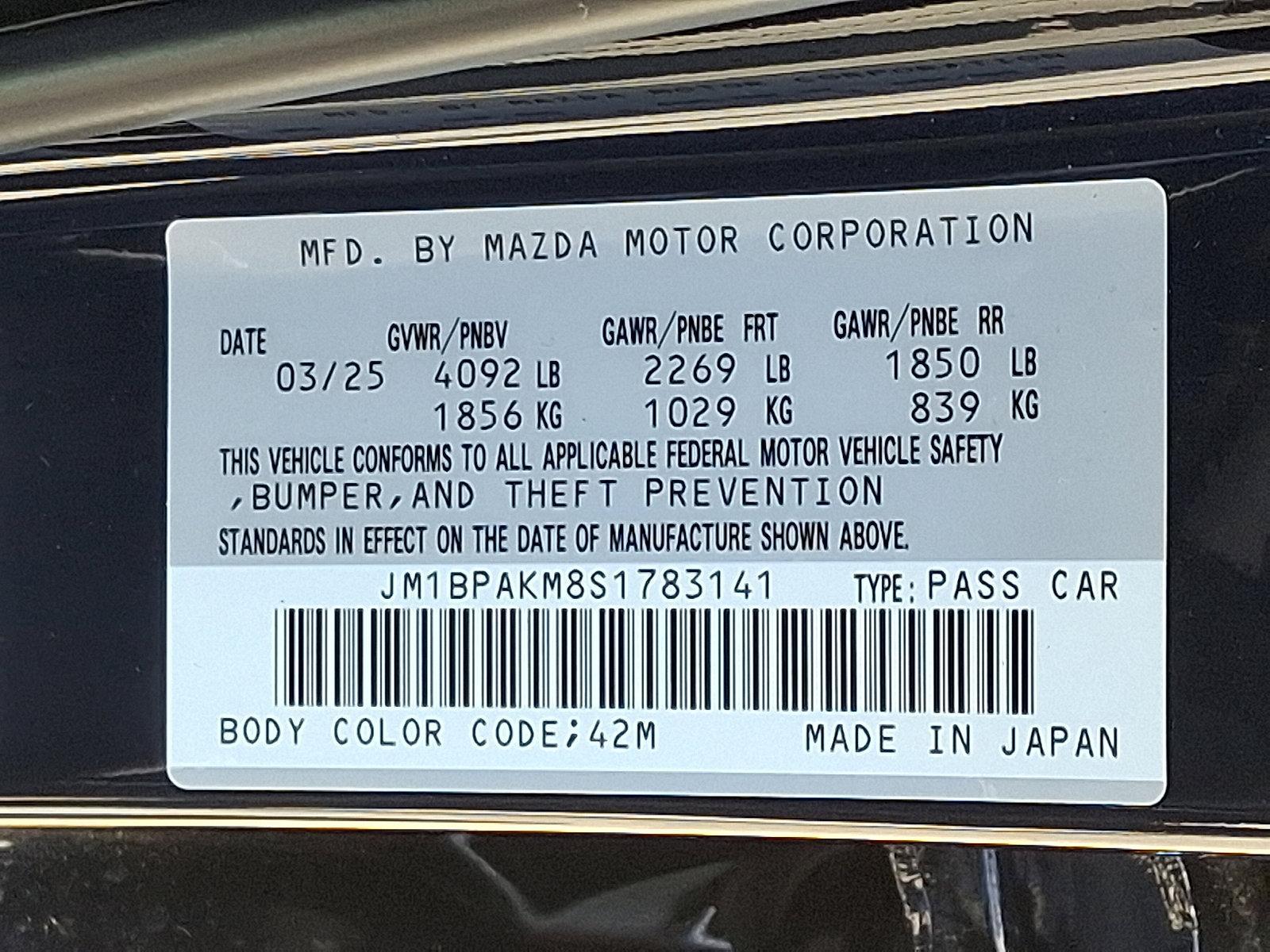 2025 Mazda3 Hatchback Vehicle Photo in Trevose, PA 19053