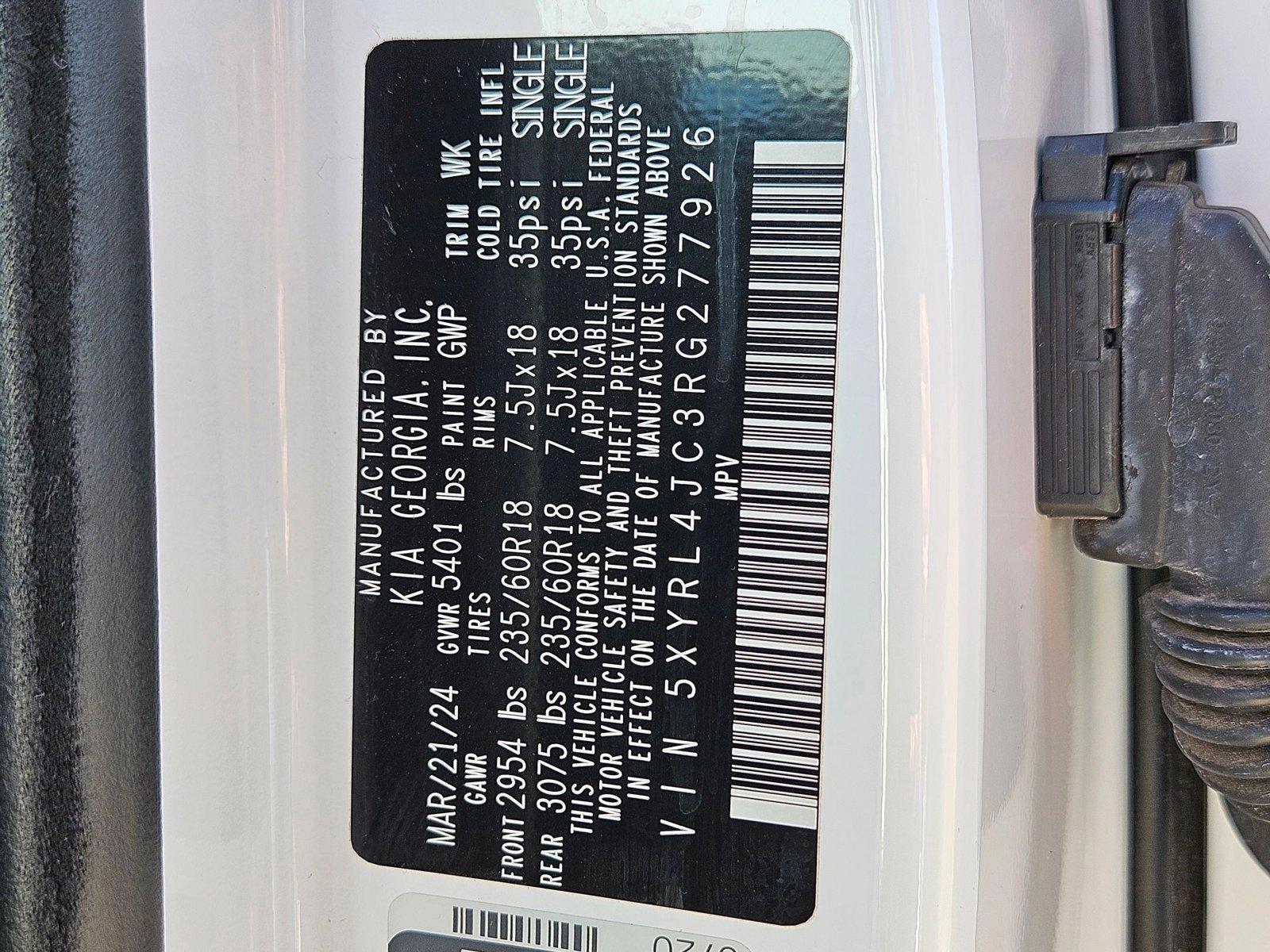 2024 Kia Sorento Vehicle Photo in WACO, TX 76710-2592