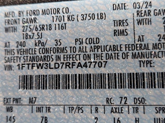 2024 Ford F-150 Vehicle Photo in Weatherford, TX 76087