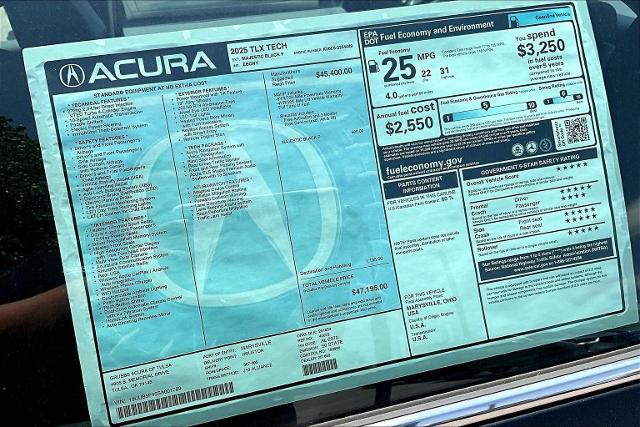 2025 Acura TLX Vehicle Photo in Tulsa, OK 74145