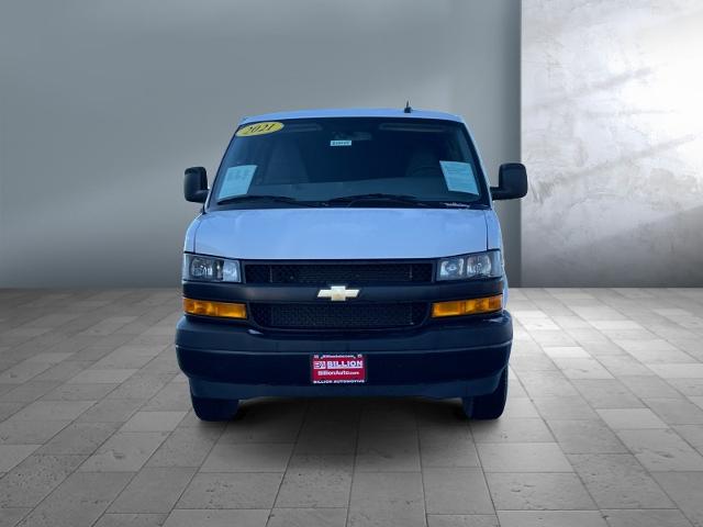 Used 2021 Chevrolet Express Cargo Work Van with VIN 1GCWGAFP7M1308489 for sale in Iowa City, IA