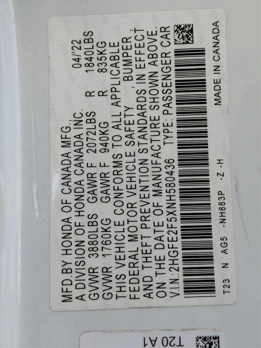 2022 Honda Civic Sedan Vehicle Photo in Miami, FL 33015