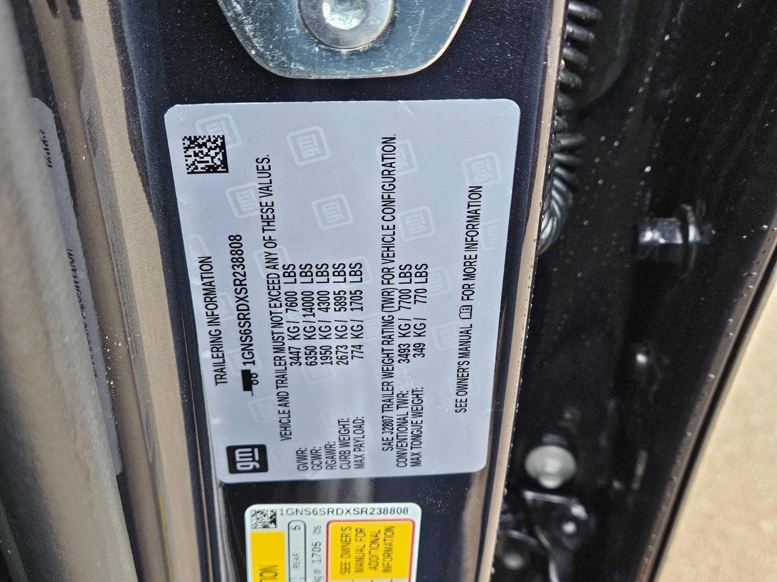 2025 Chevrolet Tahoe Vehicle Photo in AMARILLO, TX 79106-1809