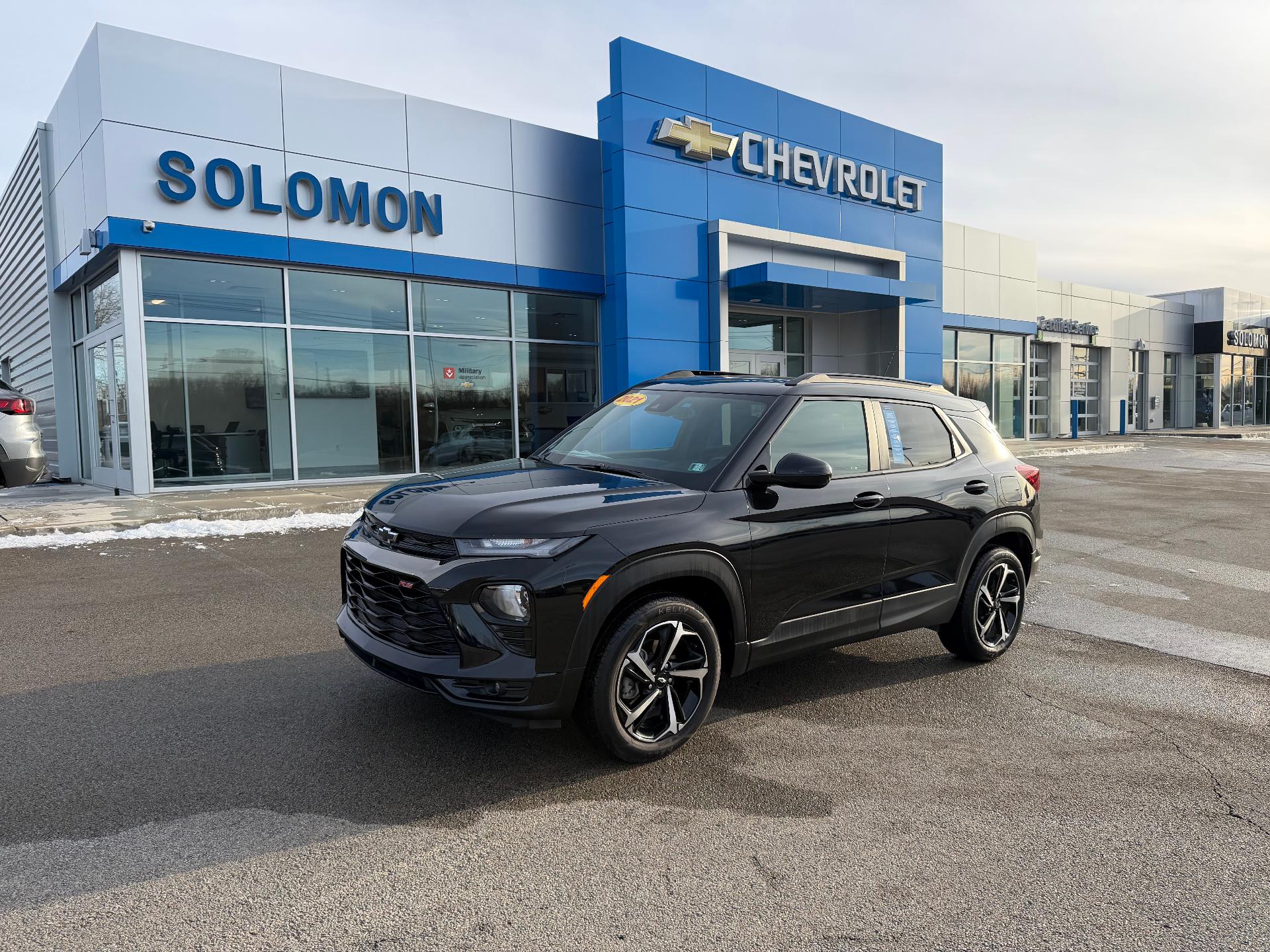 Mosaic Black Metallic 2021 Chevrolet Trailblazer RS AWD SUV / Crossover Four-Wheel Drive 9-Speed Automatic