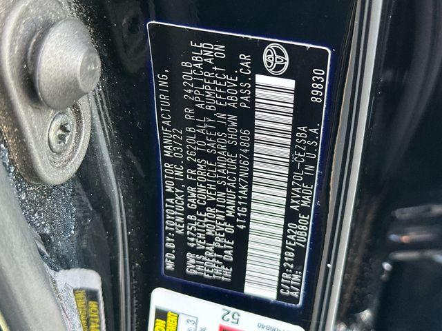 2022 Toyota Camry Vehicle Photo in RIVERSIDE, CA 92504-4106