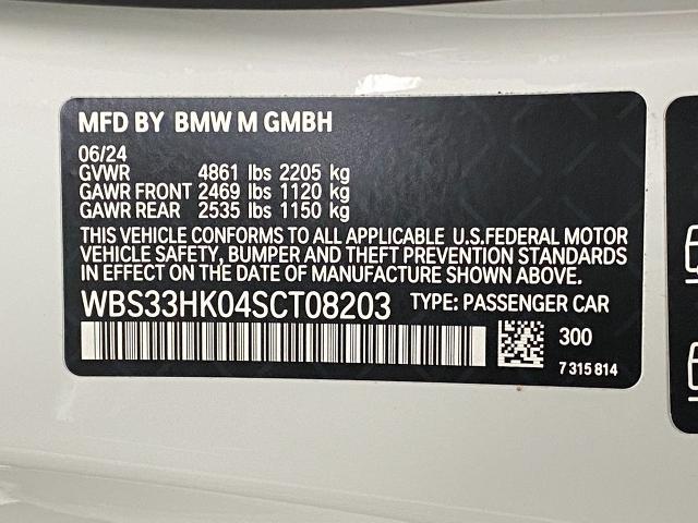 2025 BMW M4 Vehicle Photo in Appleton, WI 54913