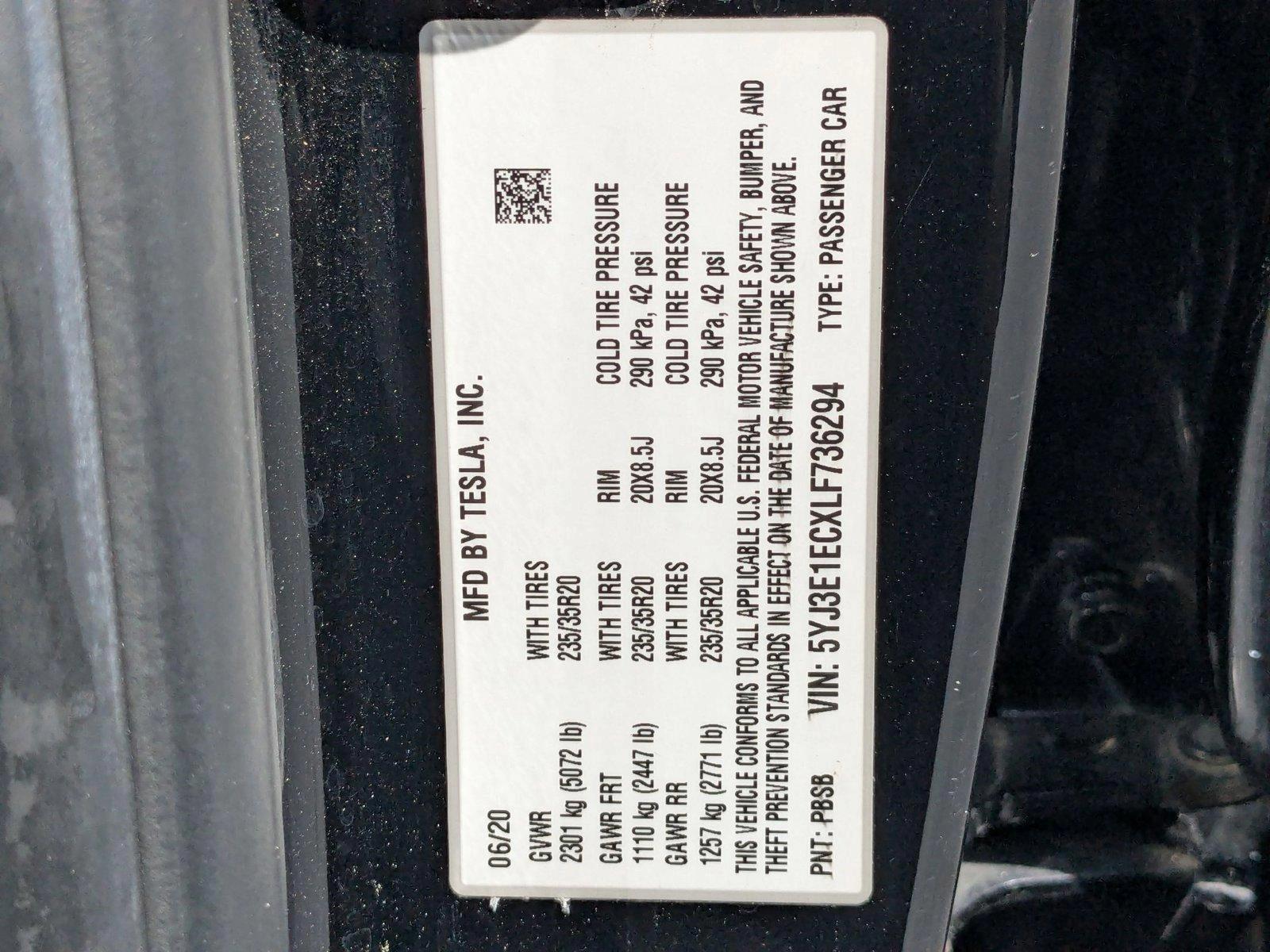 2020 Tesla Model 3 Vehicle Photo in Panama City, FL 32401