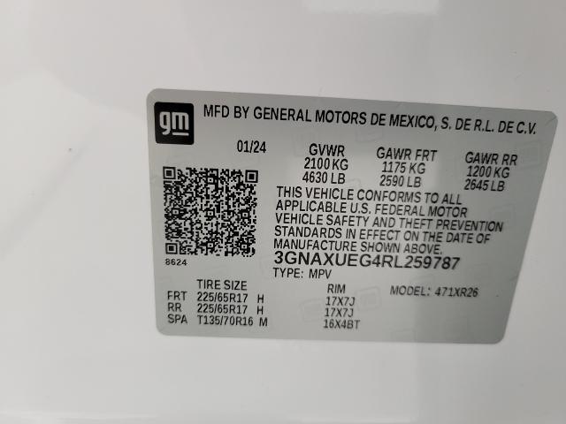 2024 Chevrolet Equinox Vehicle Photo in NEENAH, WI 54956-2243