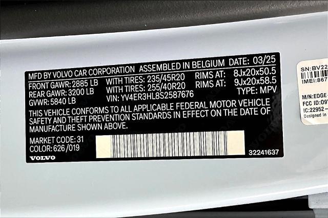 2025 Volvo EX40 Vehicle Photo in Grapevine, TX 76051