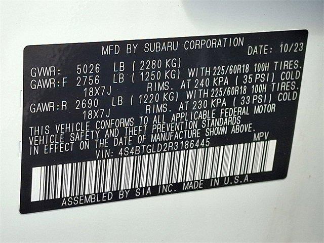 2024 Subaru Outback Vehicle Photo in LANCASTER, PA 17601-0000