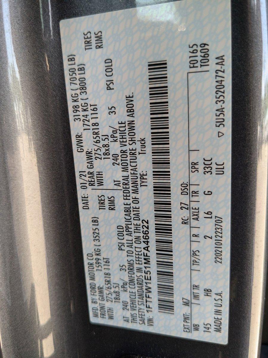 2021 Ford F-150 Vehicle Photo in St. Petersburg, FL 33713