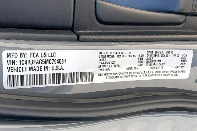 2021 Jeep Grand Cherokee Vehicle Photo in Kansas City, MO 64114