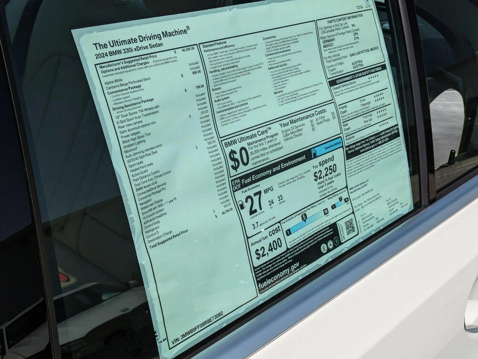 2024 BMW 330i xDrive Vehicle Photo in Rockville, MD 20852