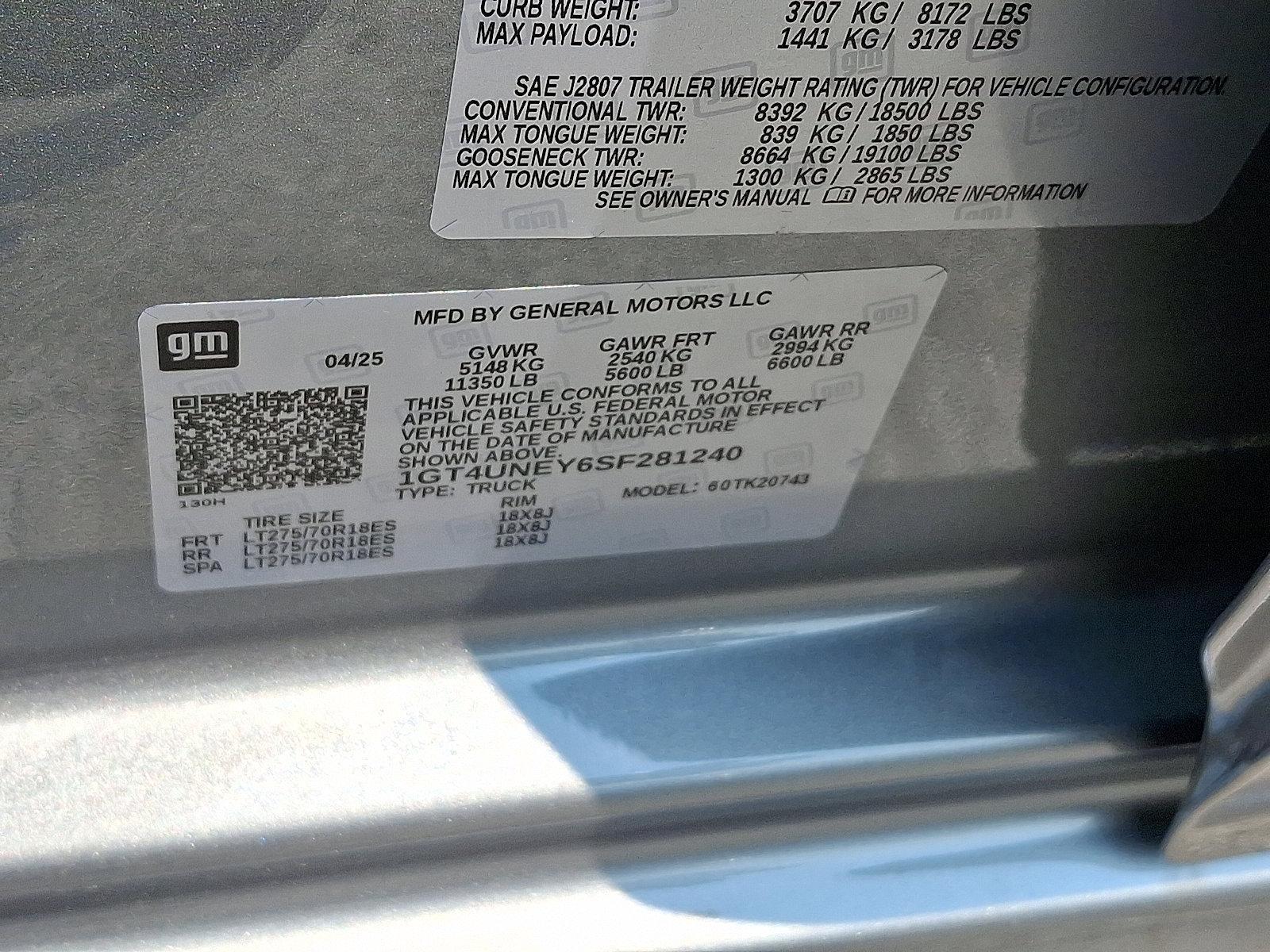 2025 GMC Sierra 2500 HD Vehicle Photo in HARRISBURG, PA 17111-1033