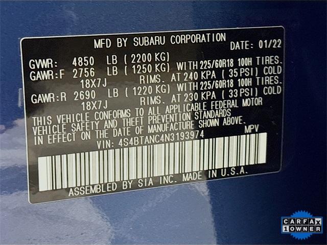 2022 Subaru Outback Vehicle Photo in Puyallup, WA 98371