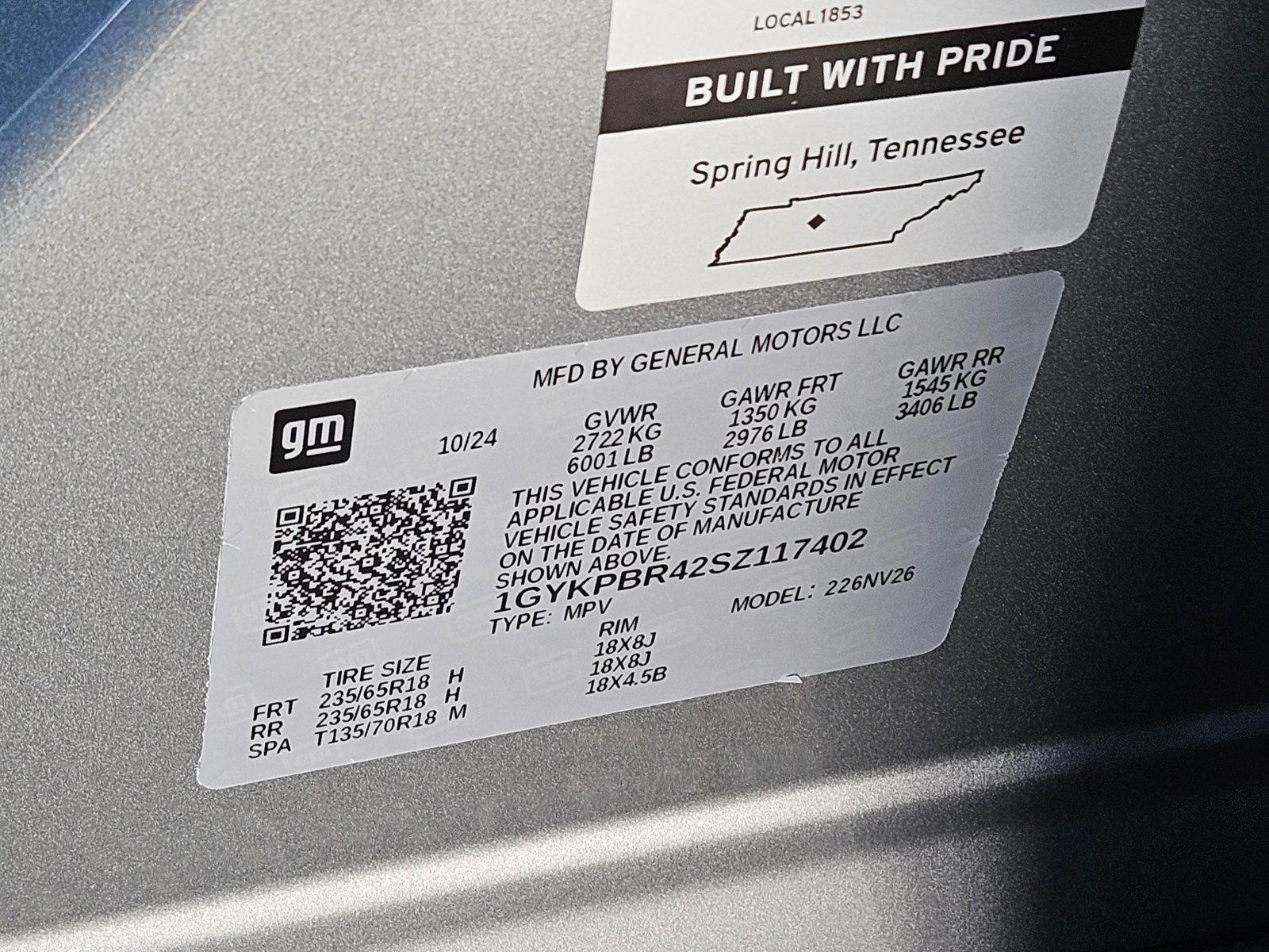 2025 Cadillac XT6 Vehicle Photo in AMARILLO, TX 79106-1809