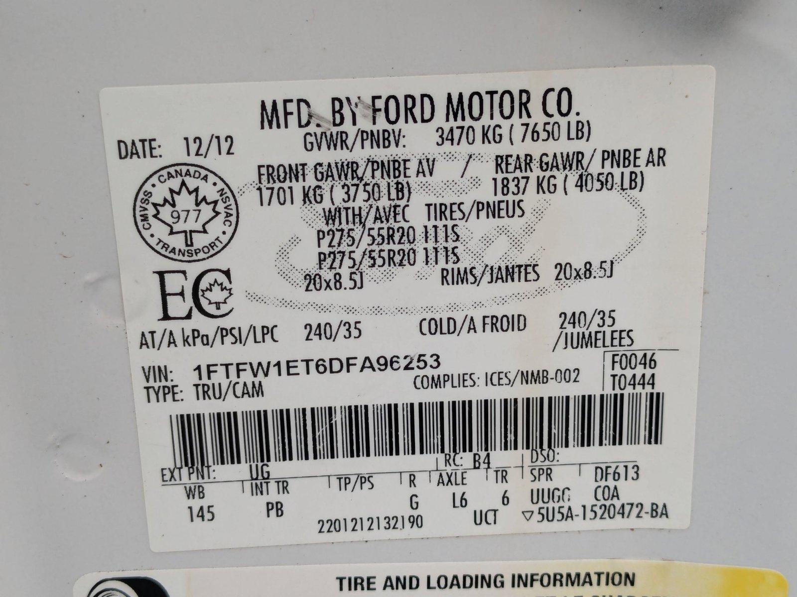 2013 Ford F-150 Vehicle Photo in SPOKANE, WA 99212-2978