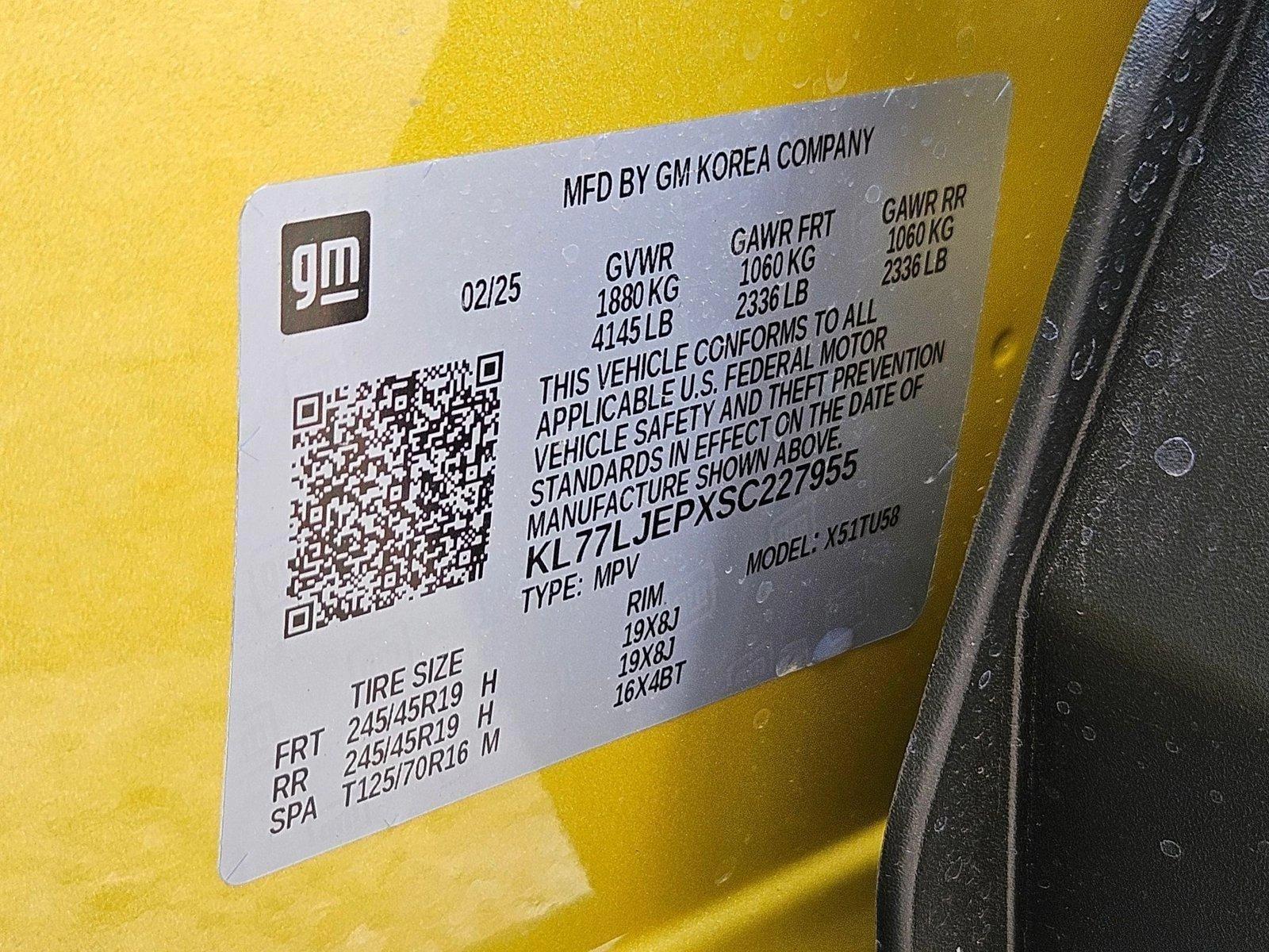 2025 Chevrolet Trax Vehicle Photo in WACO, TX 76710-2592