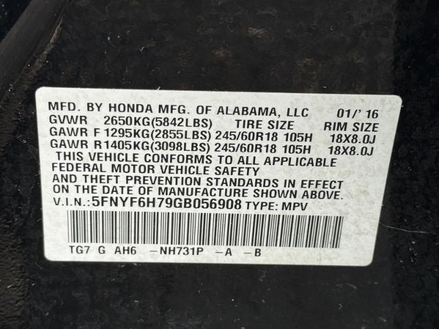 2016 Honda Pilot Vehicle Photo in MIDDLETON, WI 53562-1492