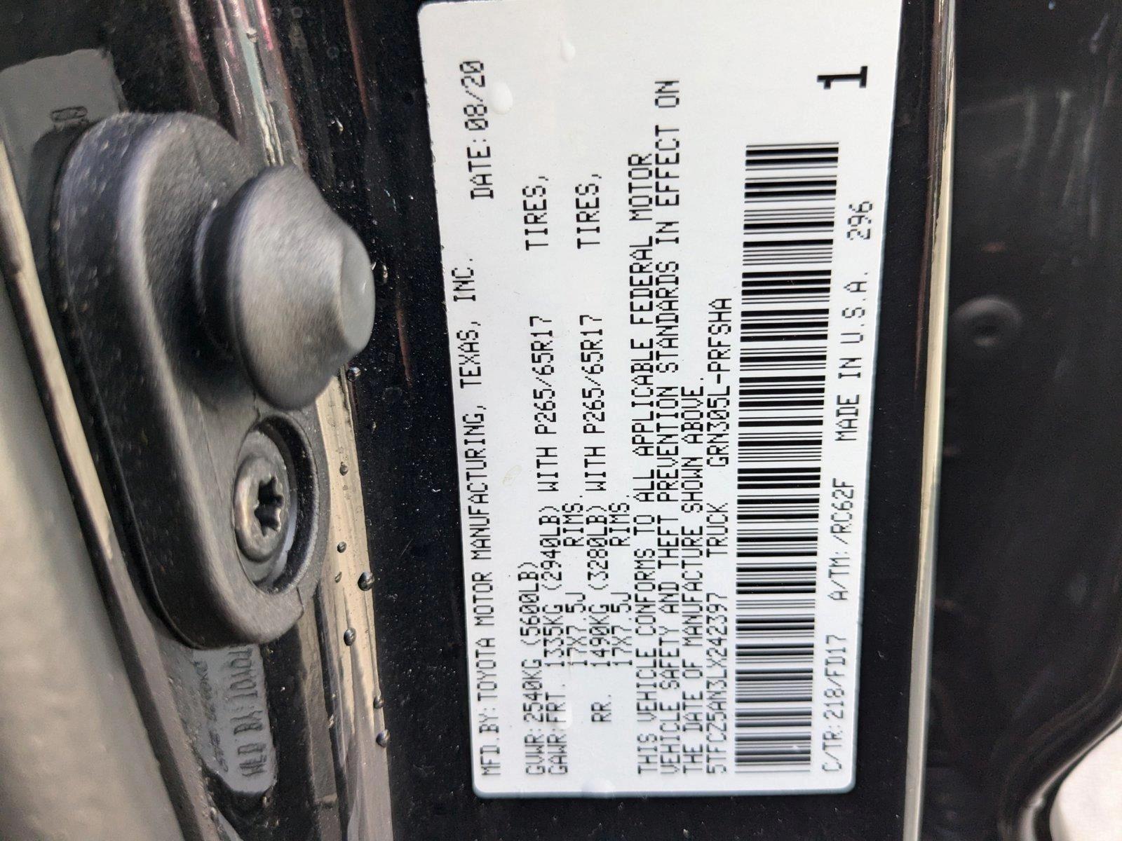 2020 Toyota Tacoma 4WD Vehicle Photo in MIAMI, FL 33134-2699