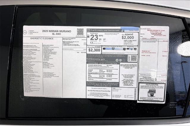 2025 Nissan Murano Vehicle Photo in Tulsa, OK 74129