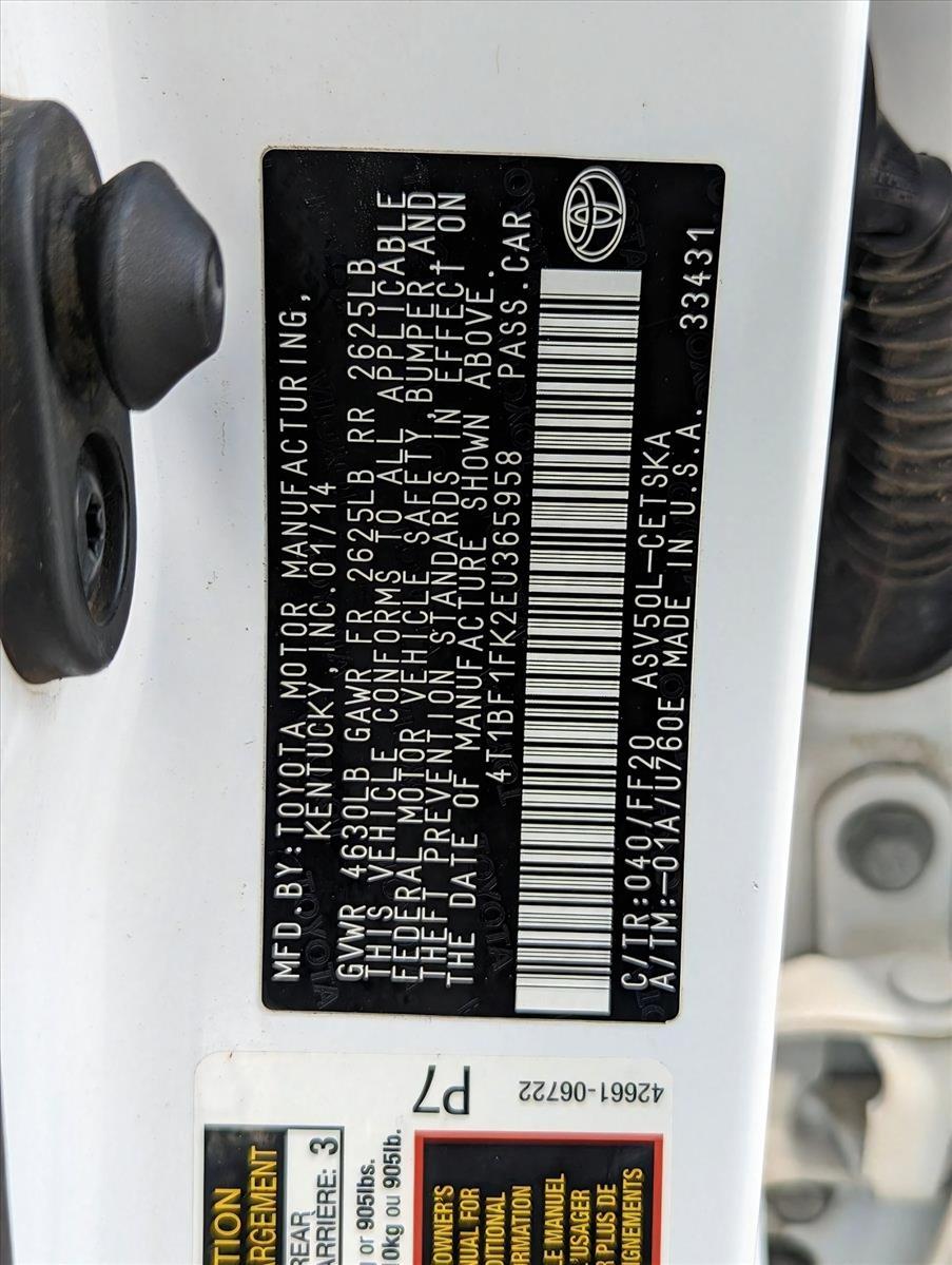 2014 Toyota Camry Vehicle Photo in Spokane Valley, WA 99212