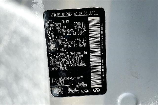2020 INFINITI QX80 Vehicle Photo in San Antonio, TX 78230