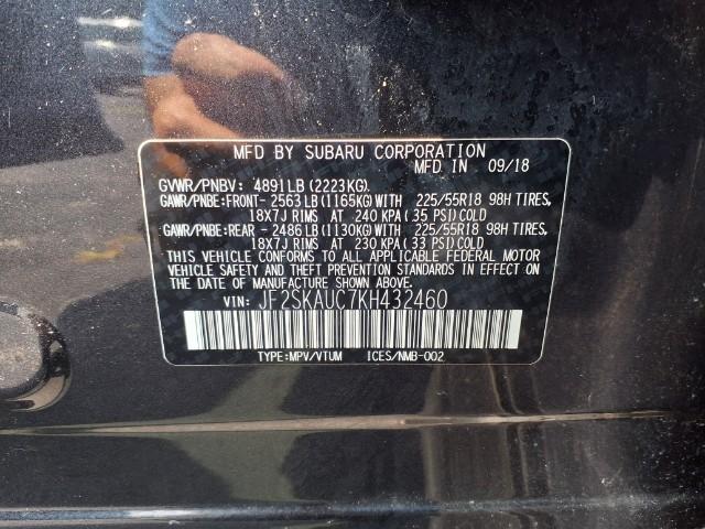 2019 Subaru Forester Vehicle Photo in Oshkosh, WI 54904