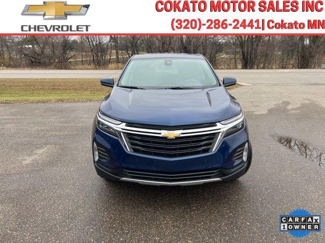 Used 2022 Chevrolet Equinox LT with VIN 3GNAXUEV5NL270287 for sale in Cokato, Minnesota