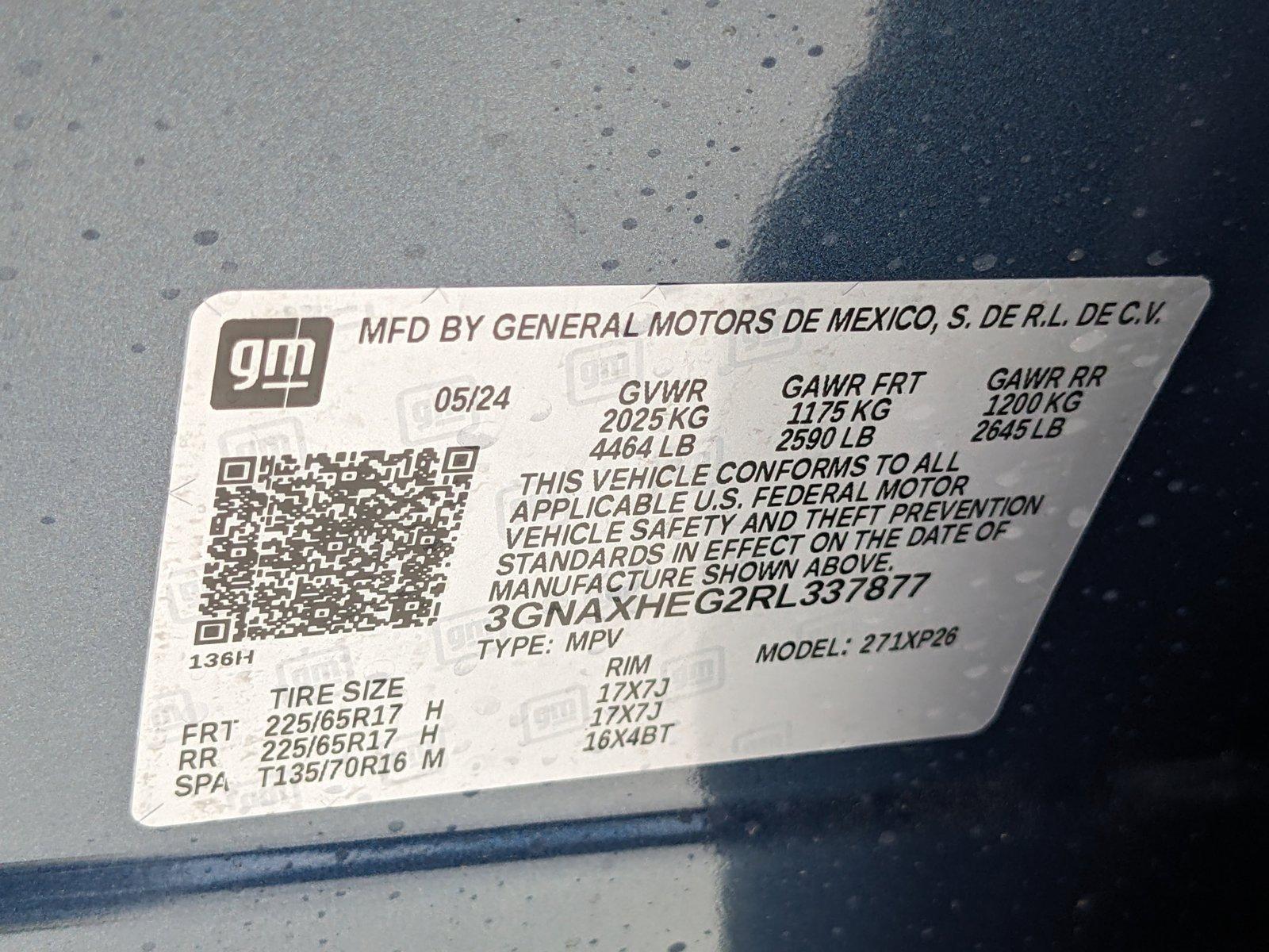 2024 Chevrolet Equinox Vehicle Photo in MIAMI, FL 33172-3015