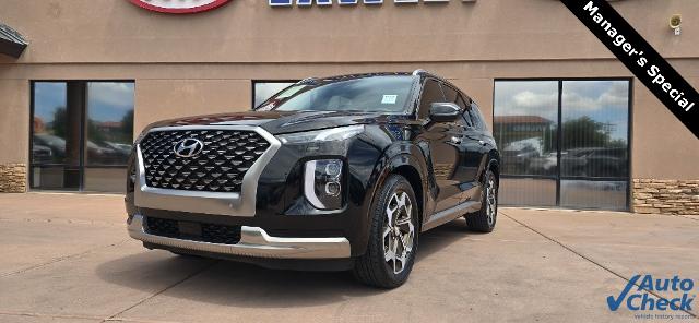 Certified 2022 Hyundai Palisade Calligraphy with VIN KM8R74HE2NU475896 for sale in Delray Beach, FL