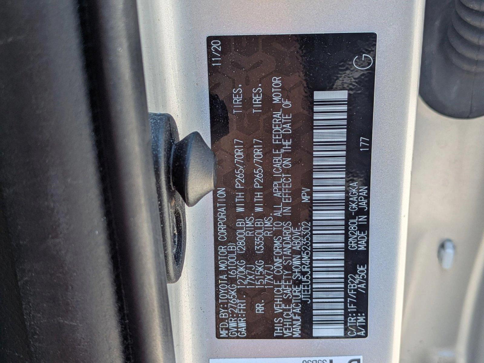 2021 Toyota 4Runner Vehicle Photo in Bradenton, FL 34207