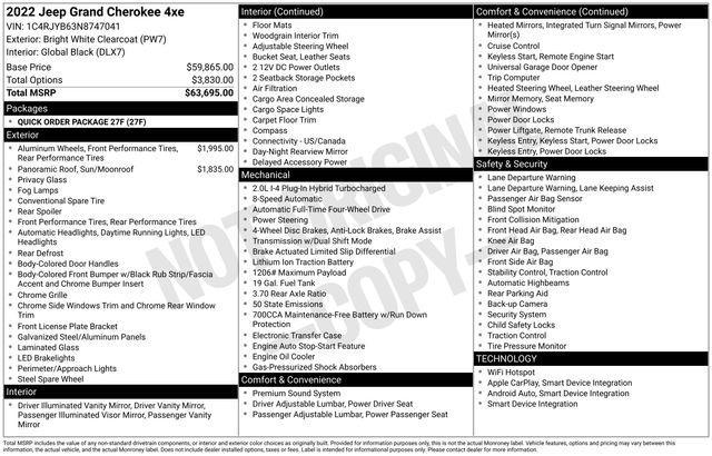 2022 Jeep Grand Cherokee 4xe Vehicle Photo in DANBURY, CT 06810-5034