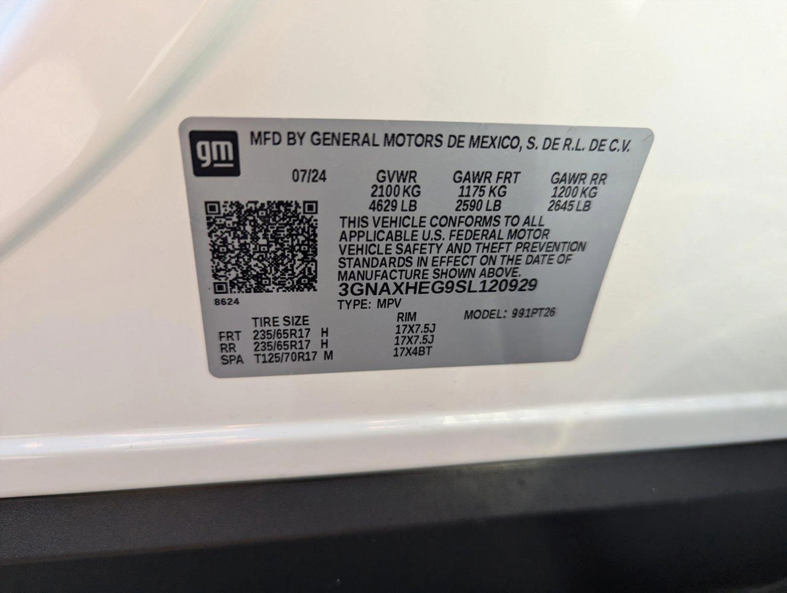 2025 Chevrolet Equinox Vehicle Photo in ORLANDO, FL 32812-3021