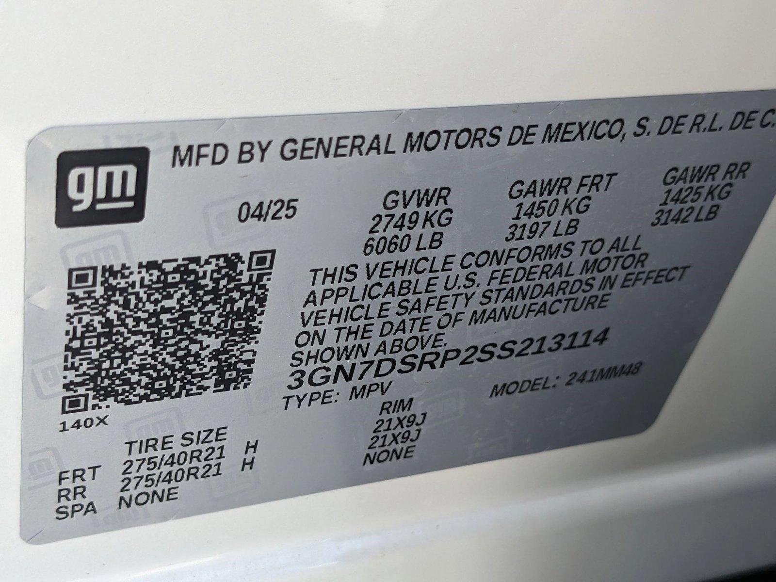 2025 Chevrolet Equinox EV Vehicle Photo in MIAMI, FL 33172-3015