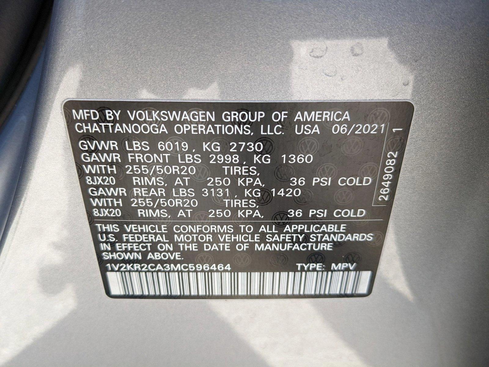 2021 Volkswagen Atlas Vehicle Photo in ORLANDO, FL 32808-7998