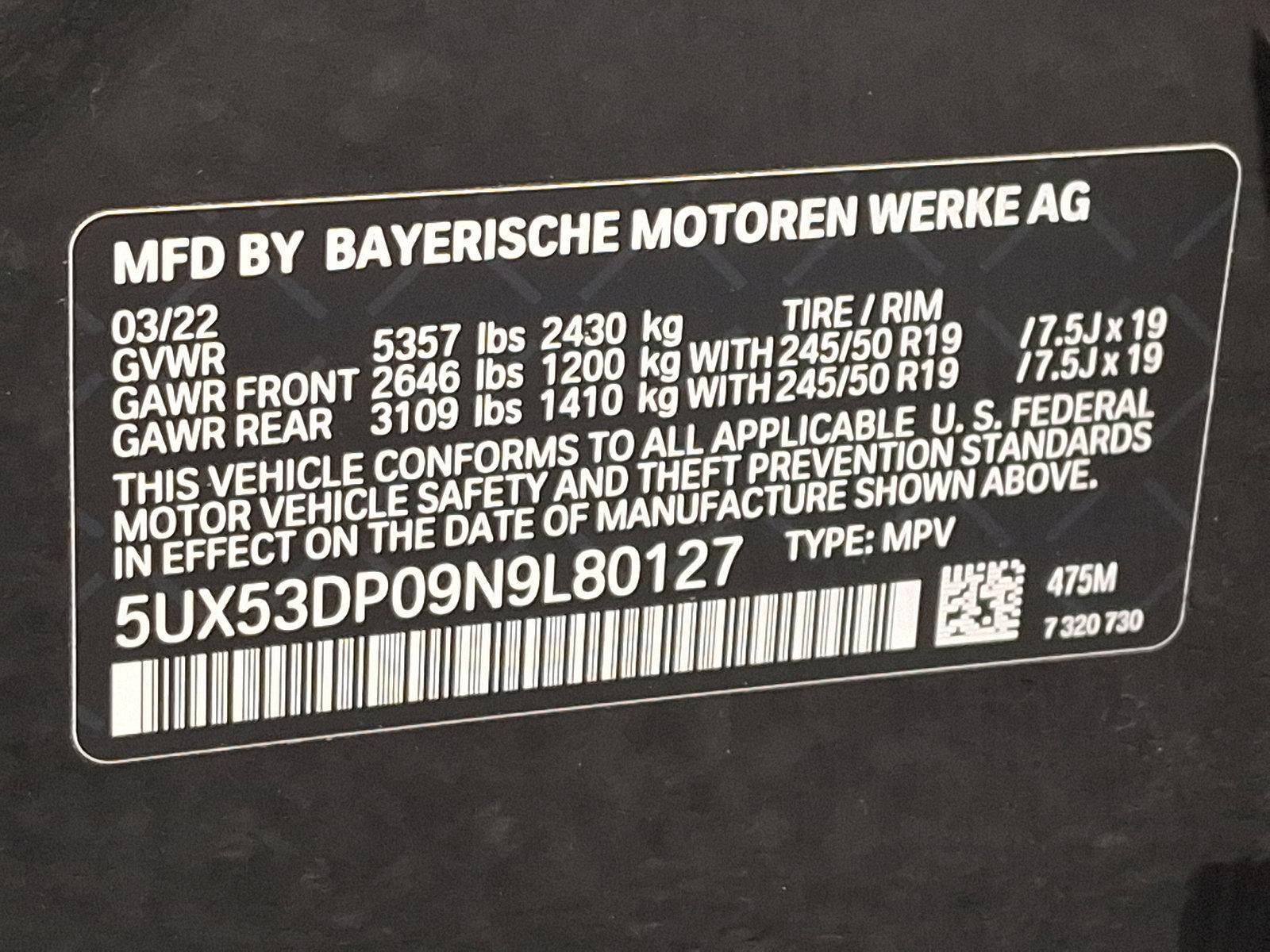 2022 BMW X3 xDrive30i Vehicle Photo in Lancaster, PA 17601