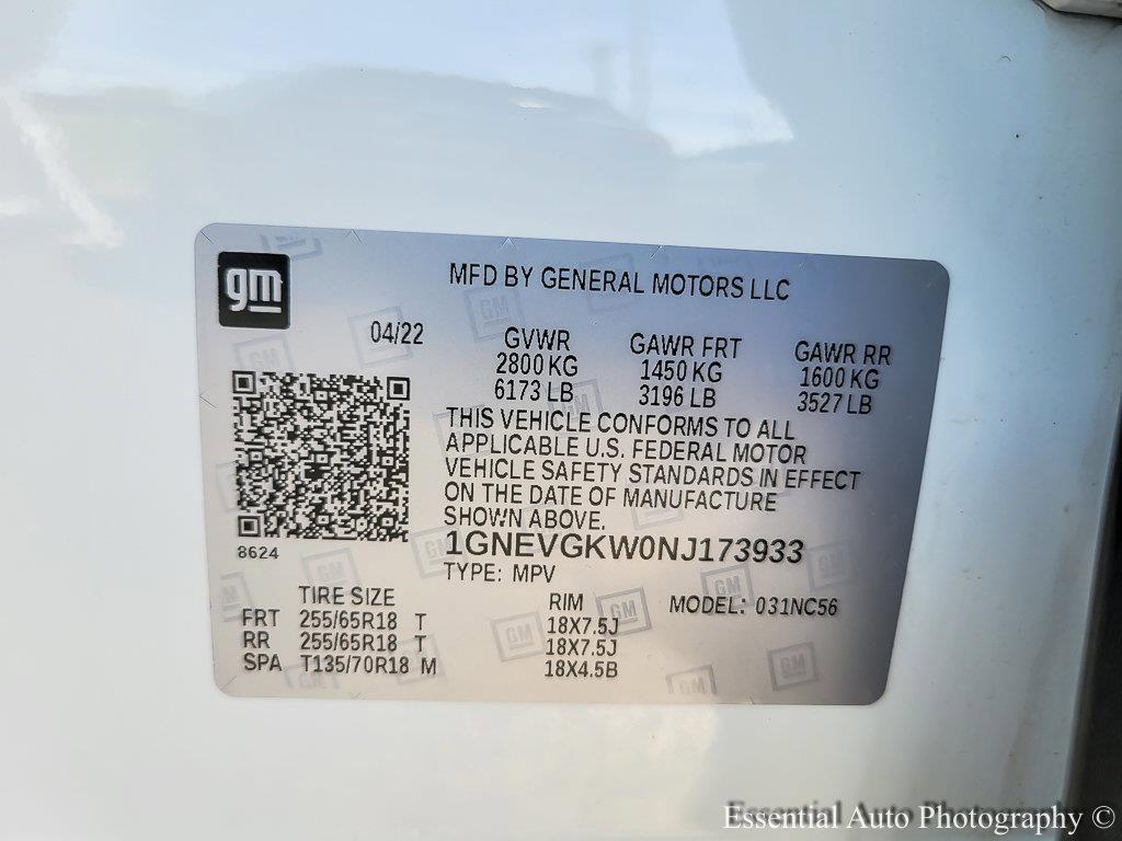 2022 Chevrolet Traverse Vehicle Photo in AURORA, IL 60503-9326