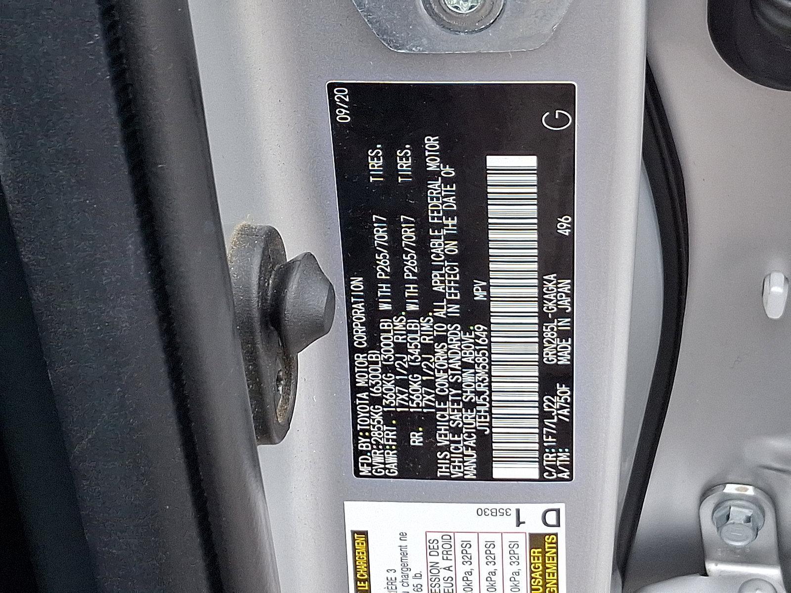 2021 Toyota 4Runner Vehicle Photo in Trevose, PA 19053