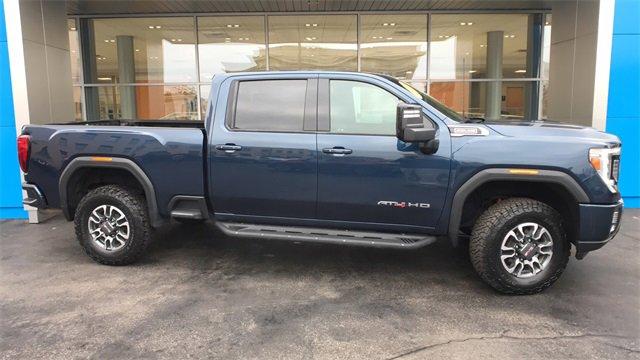 Certified 2021 GMC Sierra 2500HD AT4 with VIN 1GT49PE7XMF127640 for sale in Elmira, NY