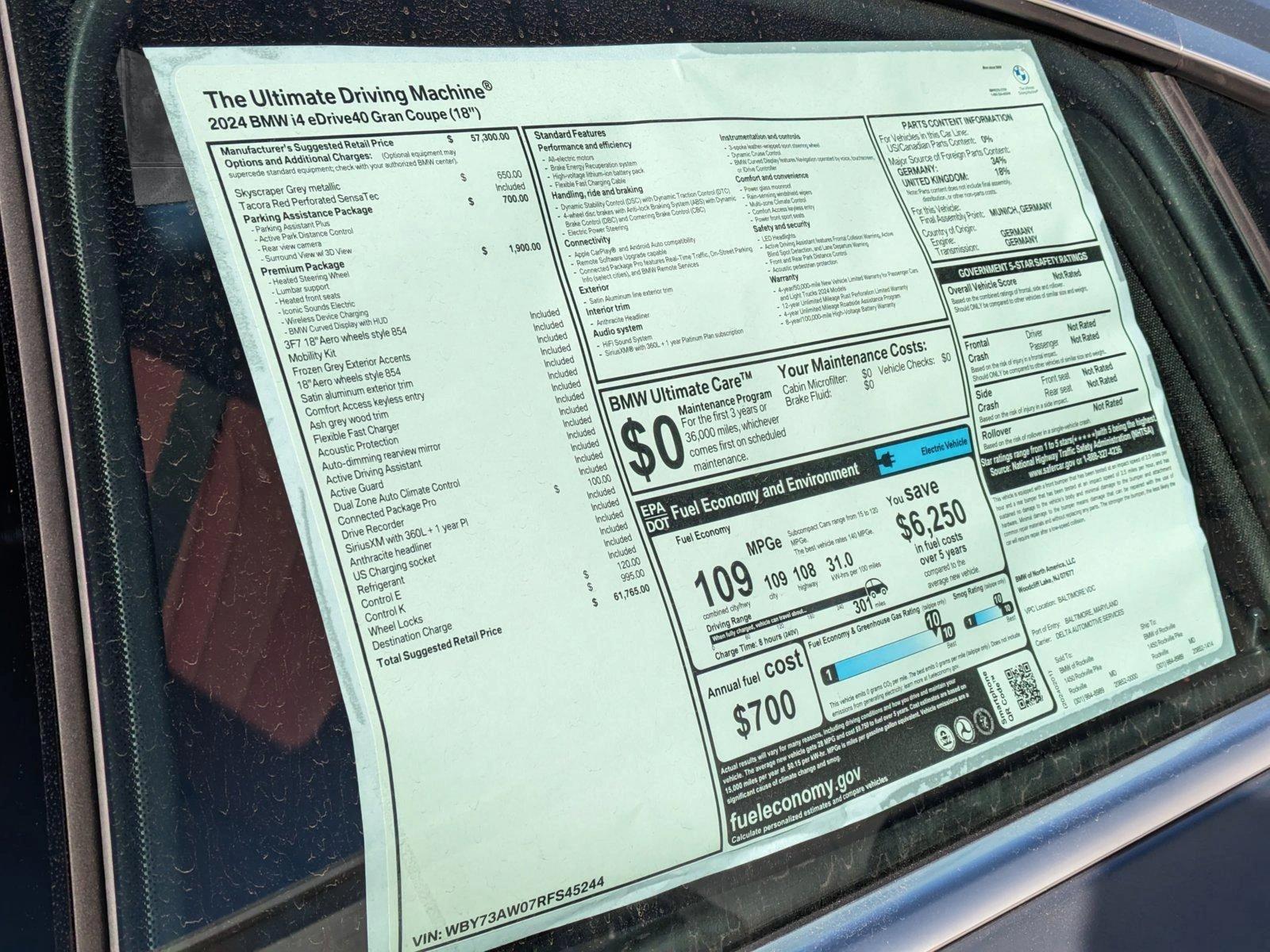 2024 BMW i4 Vehicle Photo in Rockville, MD 20852