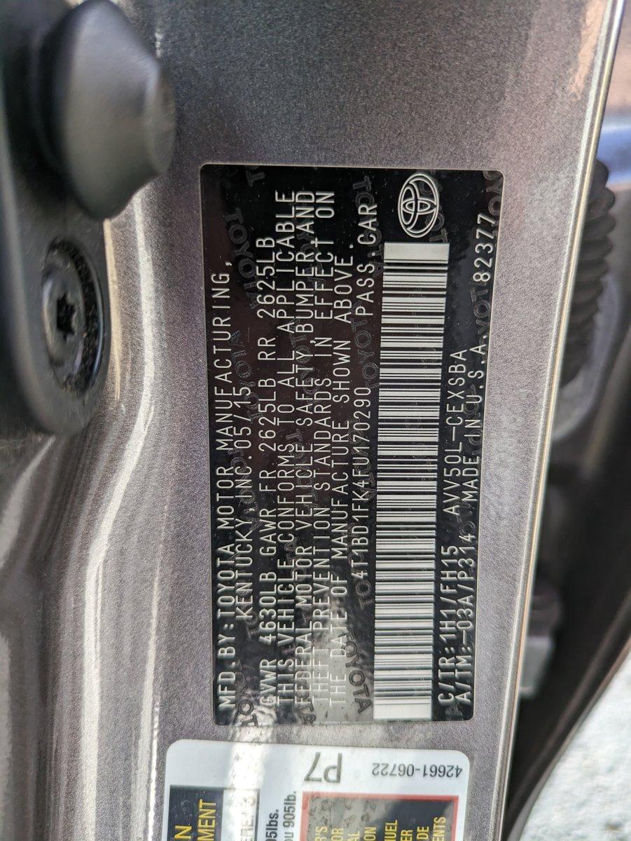 2015 Toyota Camry Hybrid Vehicle Photo in ORLANDO, FL 32808-7998