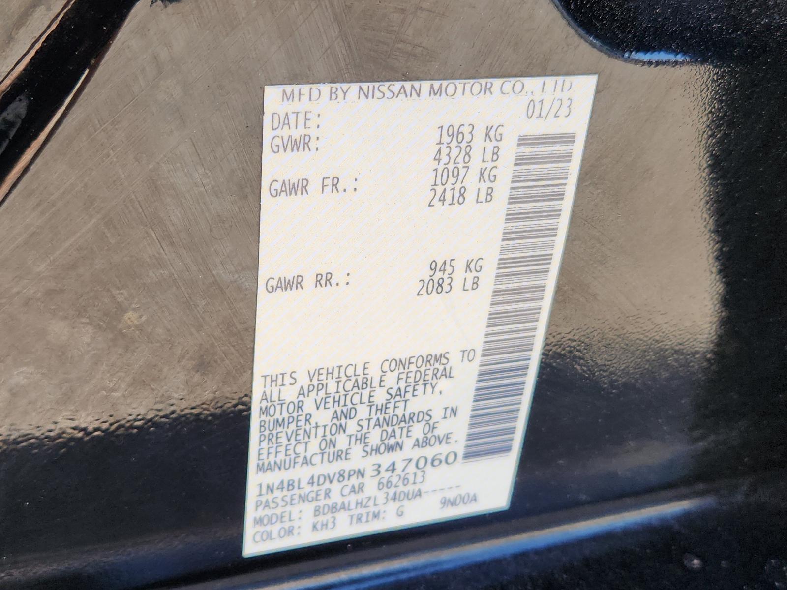 2023 Nissan Altima Vehicle Photo in Albuquerque, NM 87110