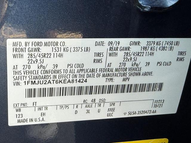 2019 Ford Expedition Vehicle Photo in COLUMBIA, MO 65203-3903